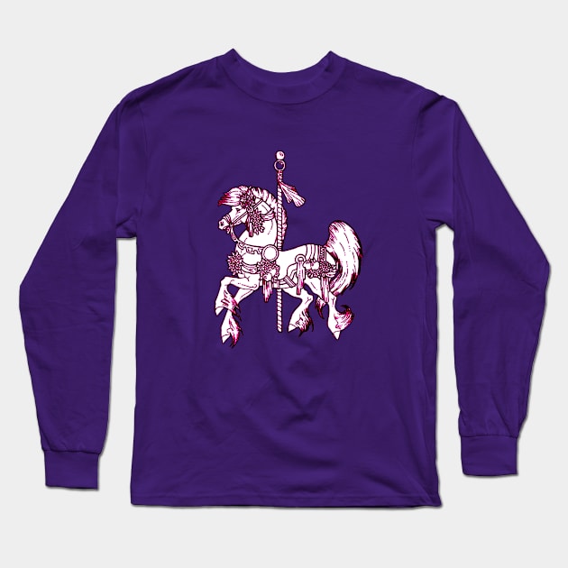 Carousel Long Sleeve T-Shirt by Artubble